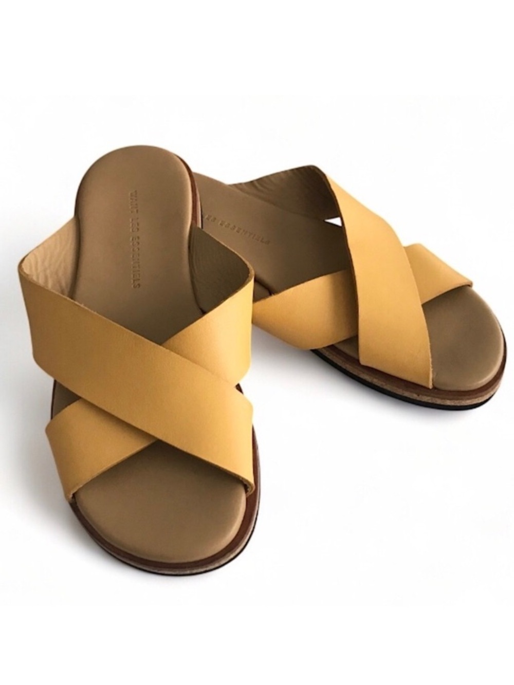 WANT Les Essentiels Womens Kavala Crossover Leather Sandals Size EU 35 | US 5